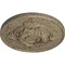 Ekena Millwork Monique Ceiling Medallion (Fits Canopies up to 3 3/4"), 13 3/4"OD x 1"P, Gobi Desert Crackle CM13MOGDC - alternate 3